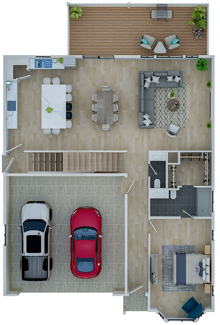 Magnolia Main 3d