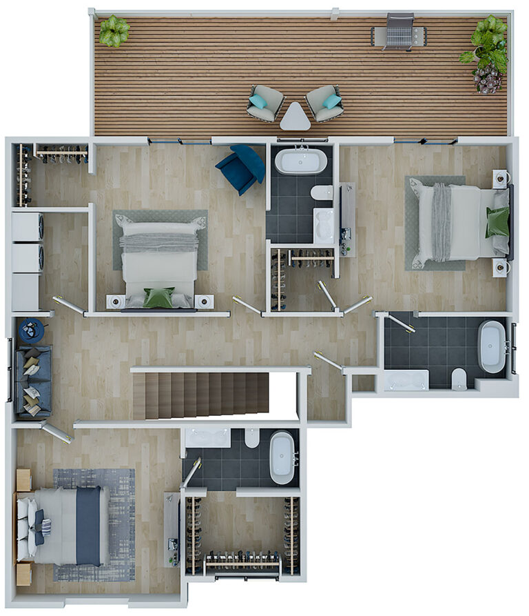 Magnolia Upper 3d