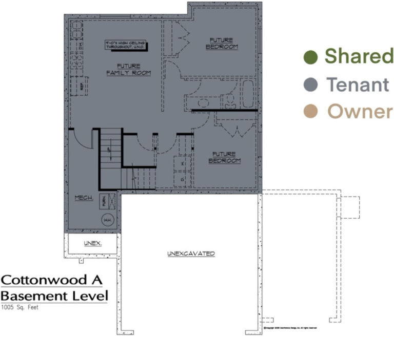 Cottonwood A basement 2d